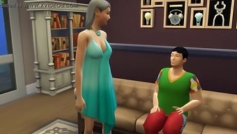 Mature Mom Discovers Her Overweight Son Pleasuring Himself And Decides To Assist Him In Losing His Virginity