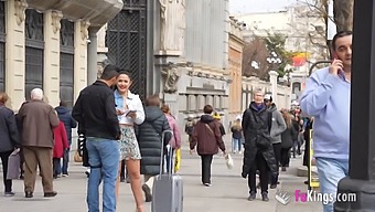 Nuria Millan, A Novice Beauty, Enjoys Flirting With Strangers On The Street For Sexual Encounters.