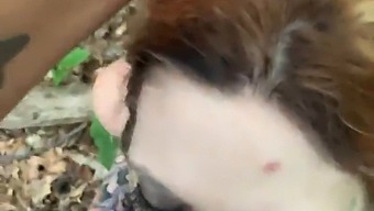 Tattooed Emo Begs For Black Cock In The Woods