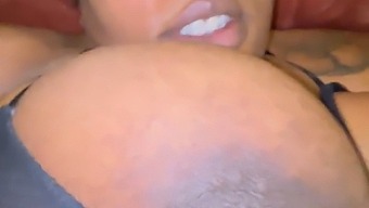I Ejaculated All Over Her Natural Tits While She Stared Into My Eyes