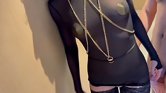 A Hotwife Gets A Double Satisfaction After A Night Out And Wears The Evidence On Her Body.